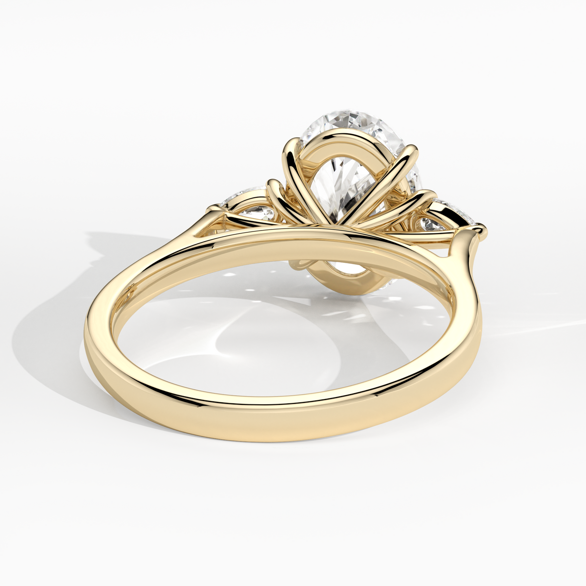 New-Hazel Oval 3ct 18YG