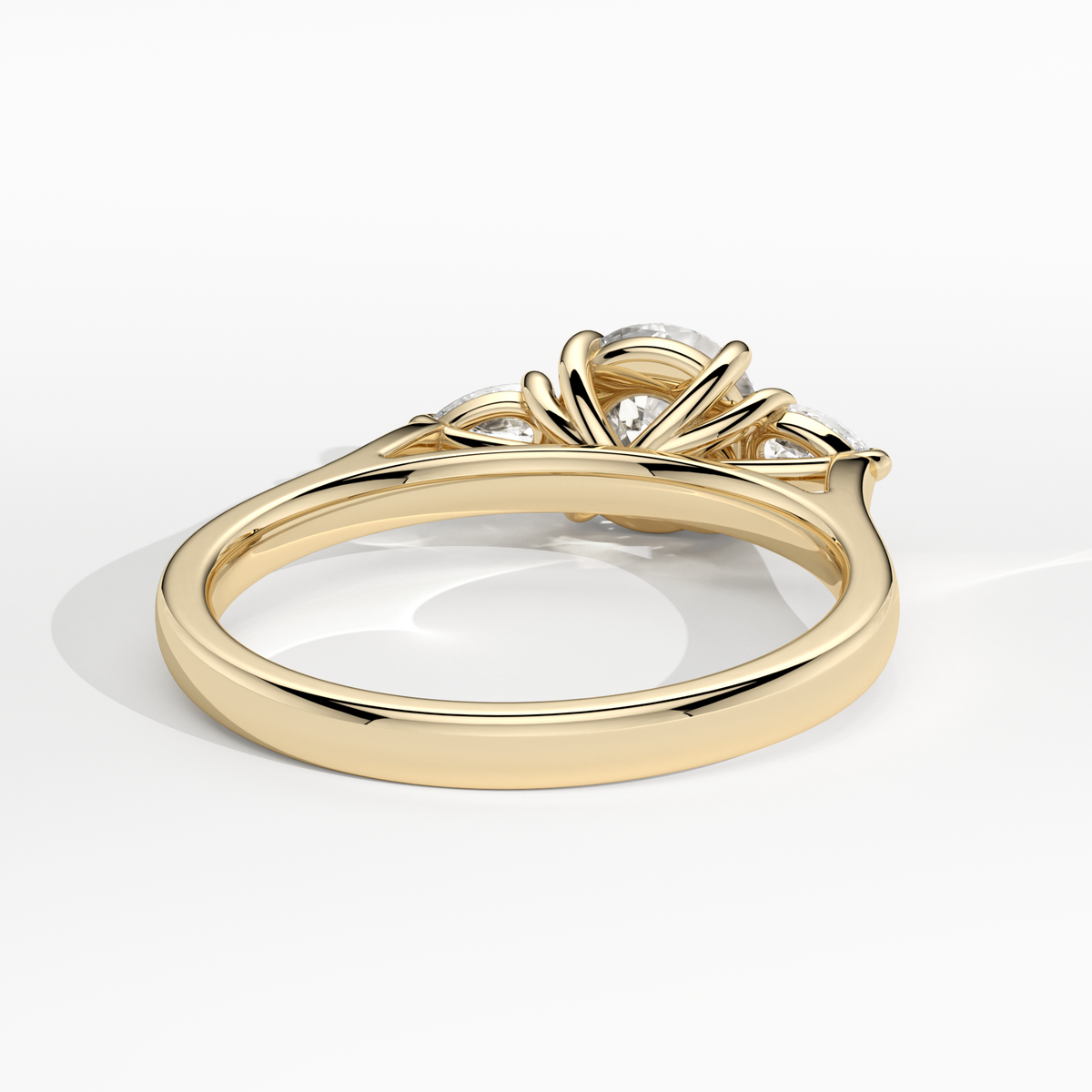 New-Hazel Round 1ct 18YG