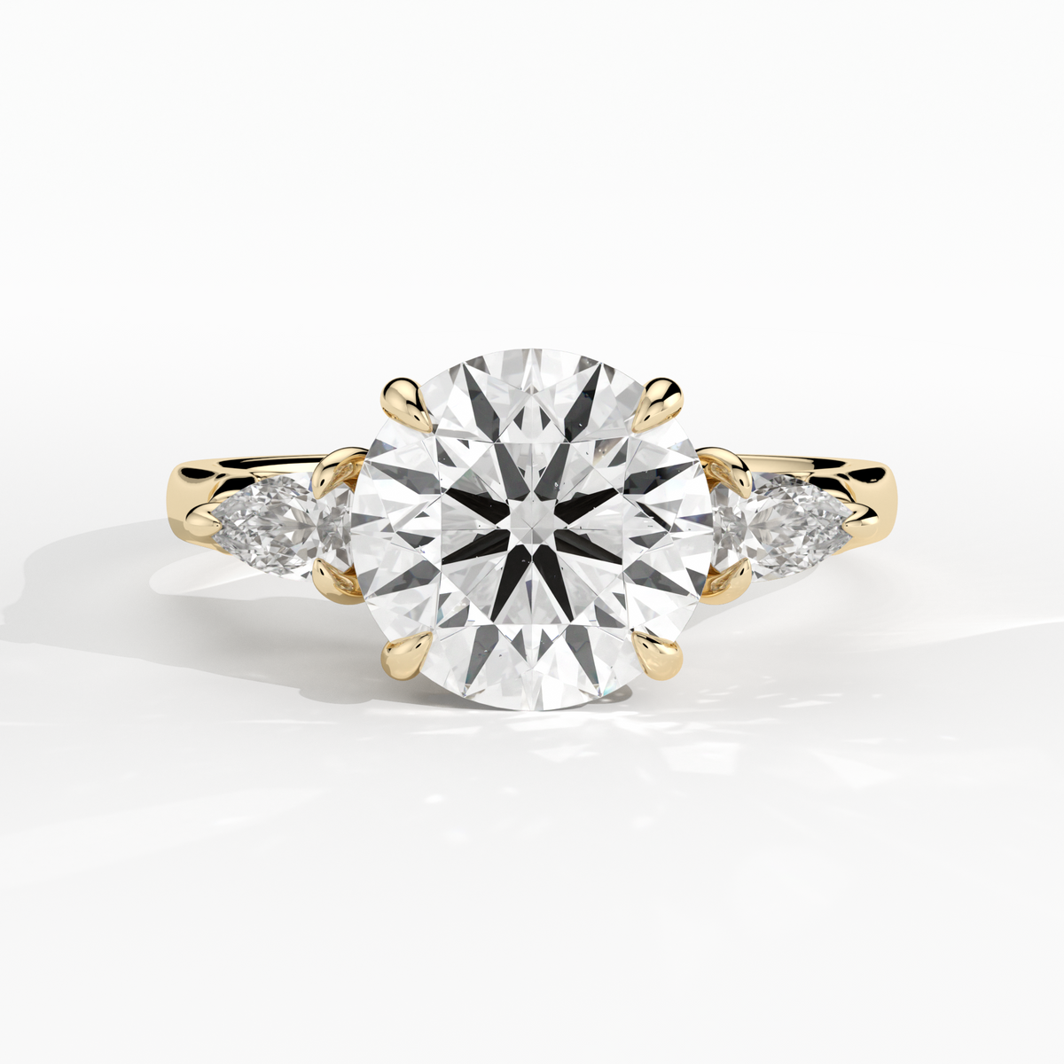 New-Hazel Round 2ct 18YG