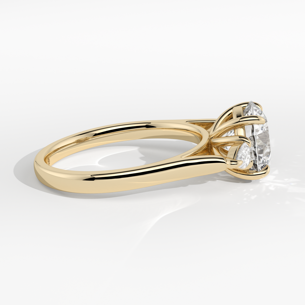 New-Hazel Round 2ct 18YG