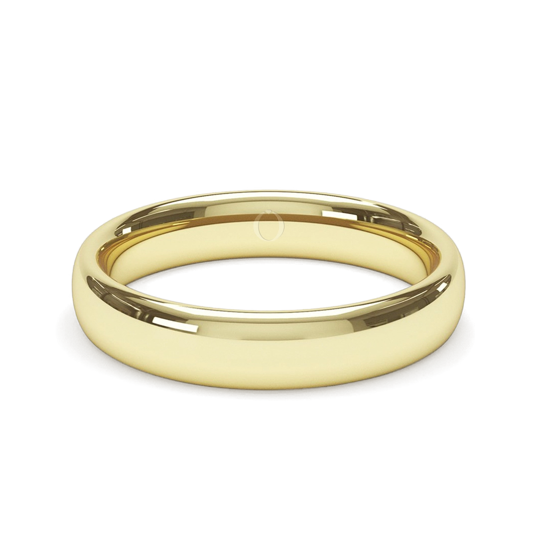 4mm Classic Court Platinum Wedding Ring