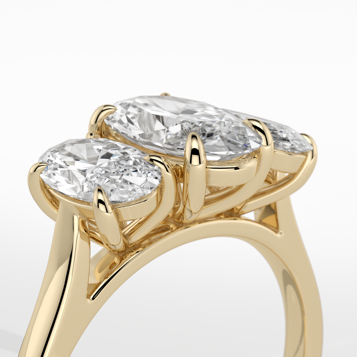 New-Adore Trilogy Moval 1ct 18YG