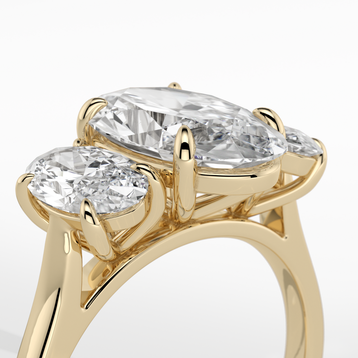 New-Adore Trilogy Moval 2ct 18YG