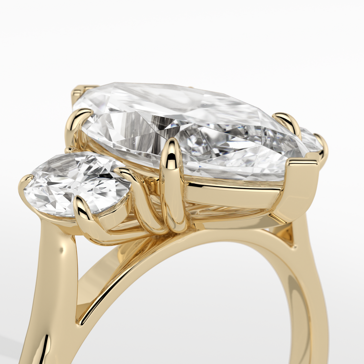 New-Orion Marquise 3ct 18YG