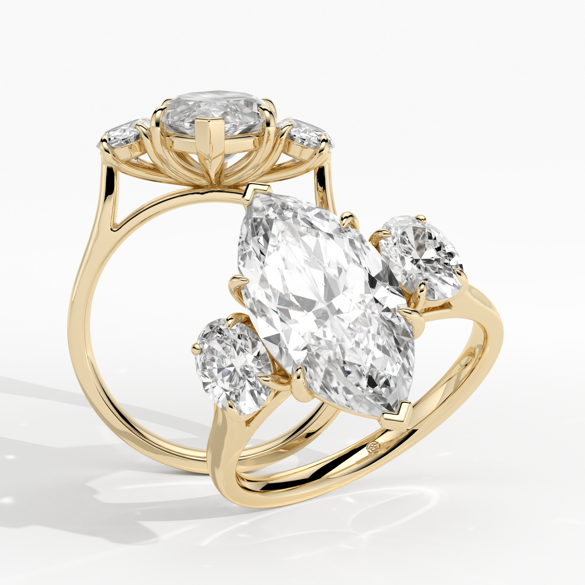 New-Orion Marquise 3ct 18YG