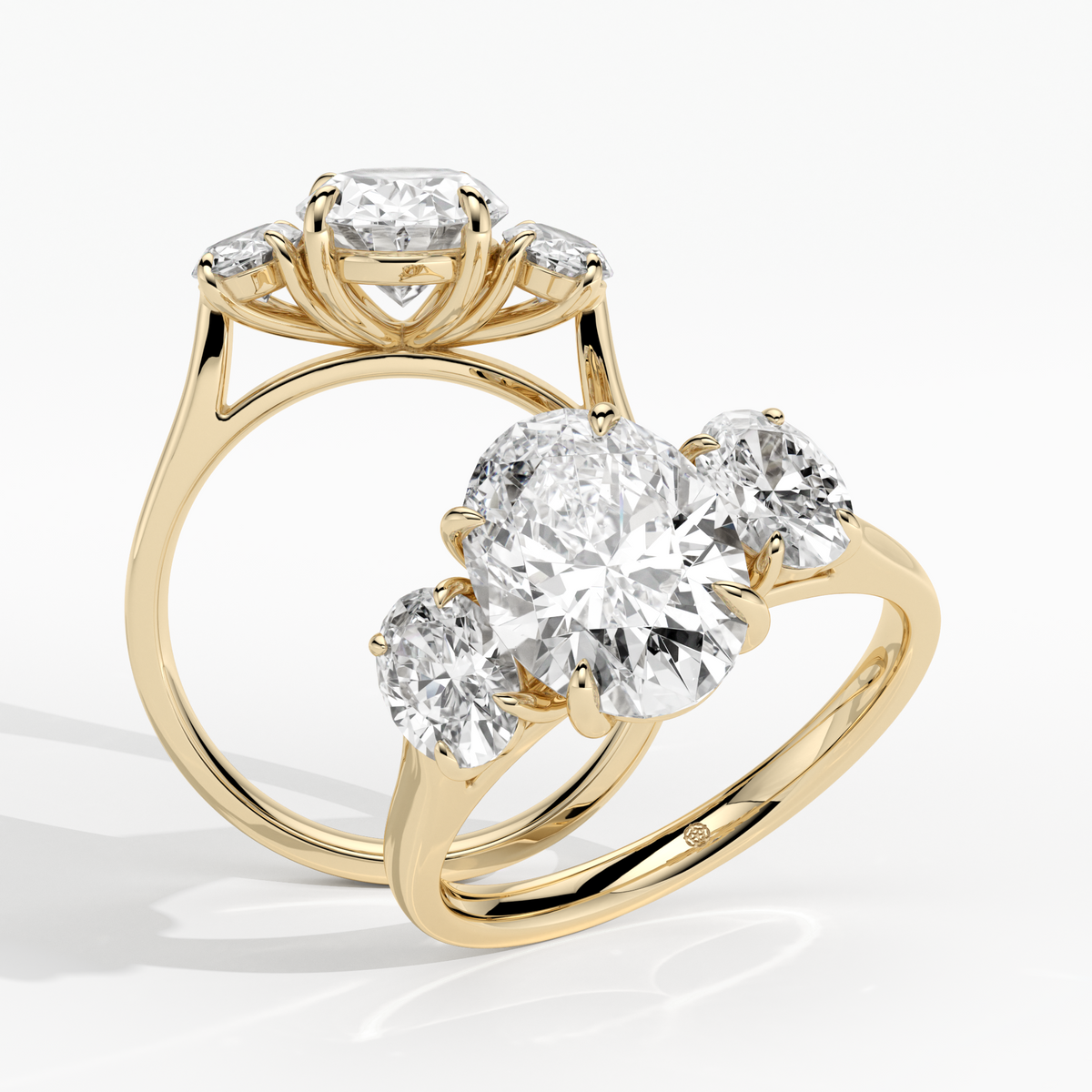 New-Orion Oval 2ct 18YG