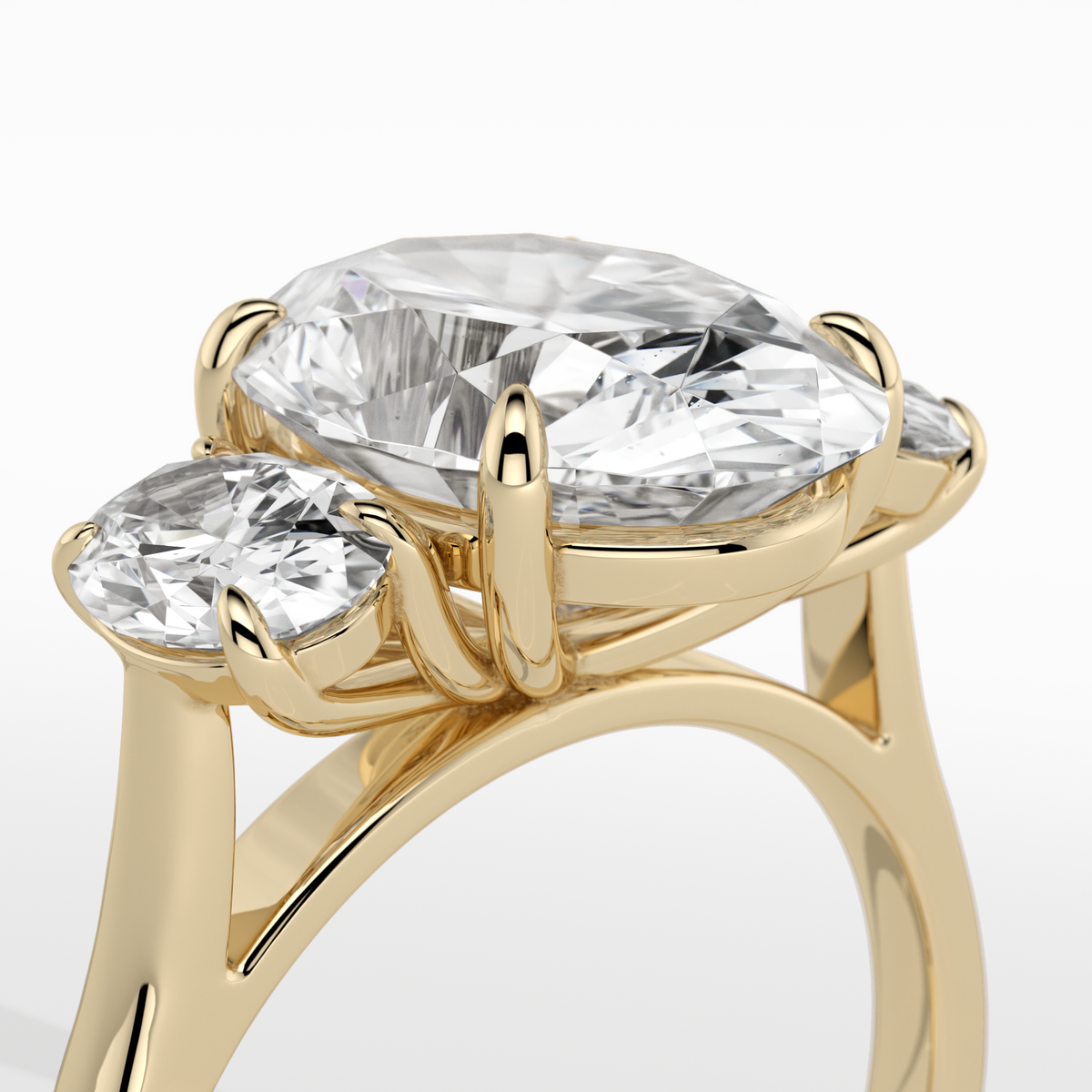 New-Orion Oval 3ct 18YG