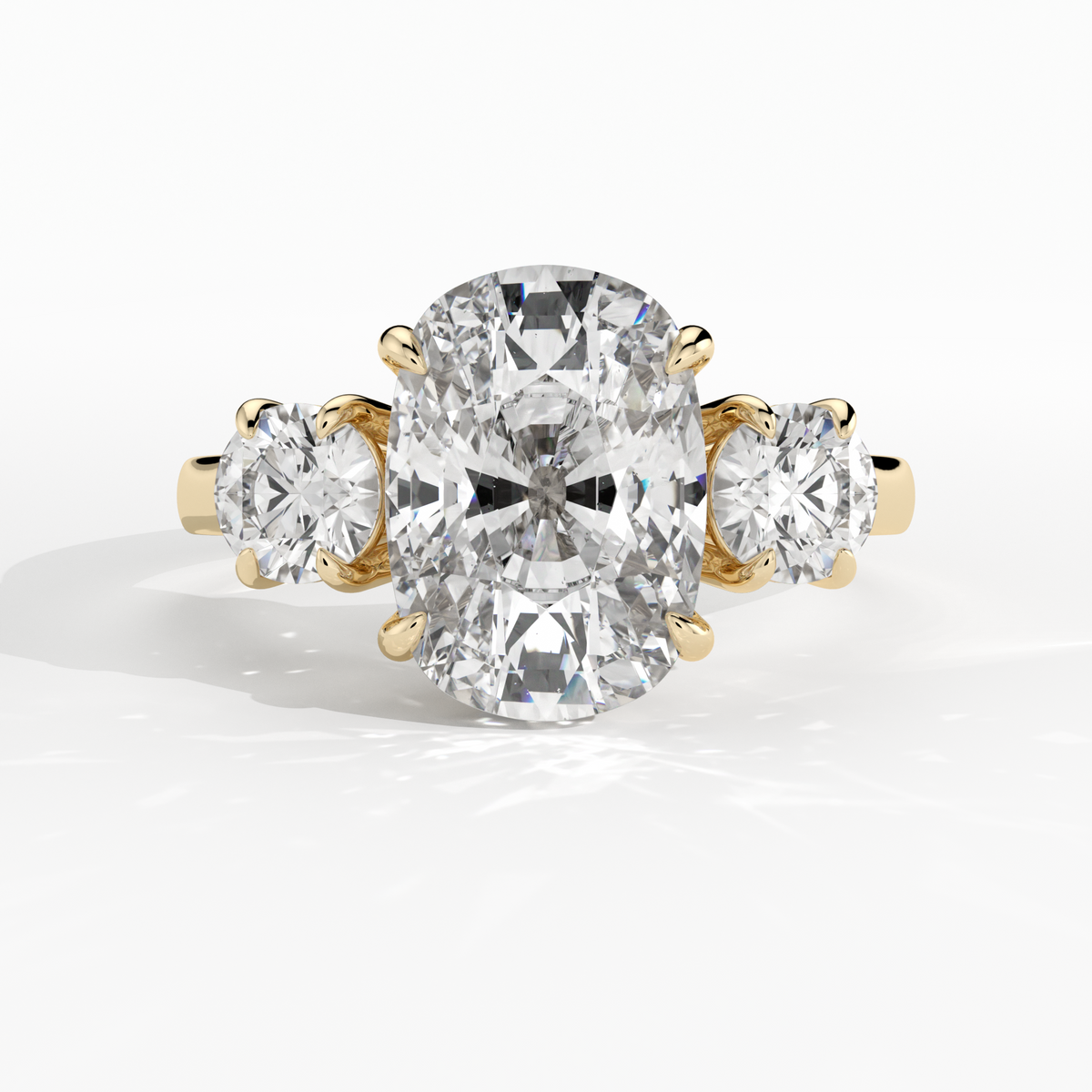 New-Solace Cushion 3ct 18YG