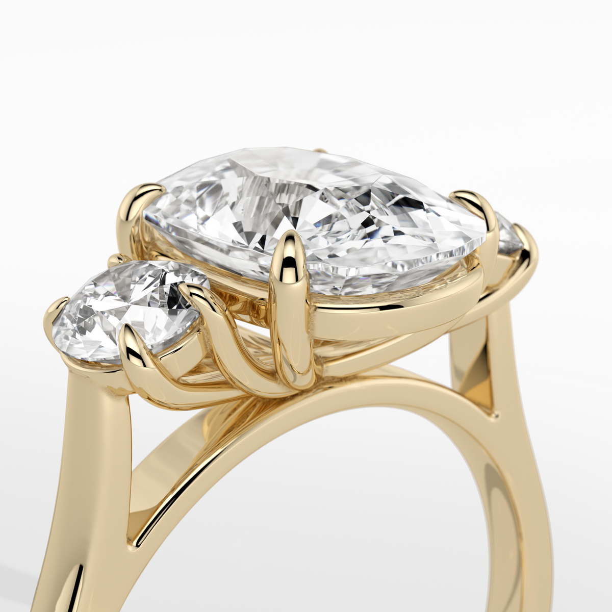 New-Solace Cushion 3ct 18YG
