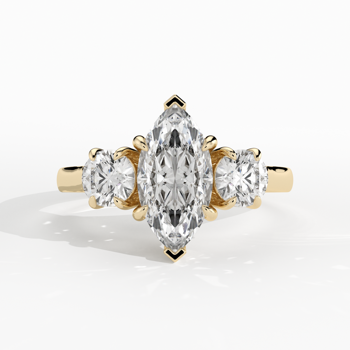 New-Solace Marquise 1ct 18YG