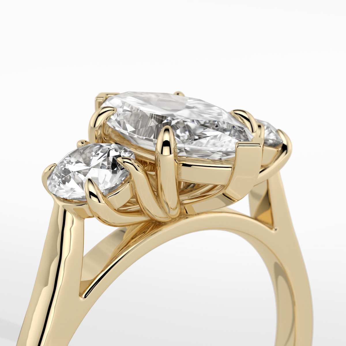 New-Solace Marquise 1ct 18YG
