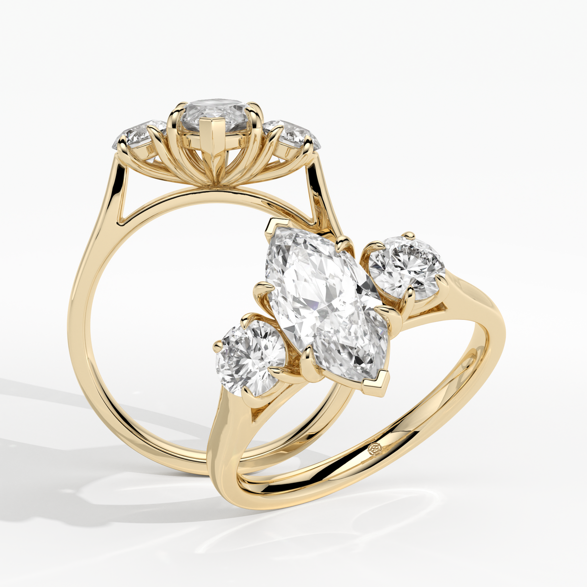 New-Solace Marquise 1ct 18YG