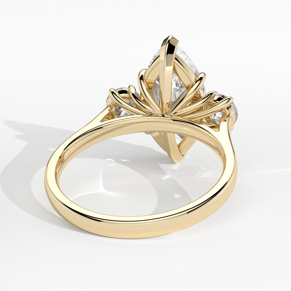 New-Solace Marquise 3ct 18YG