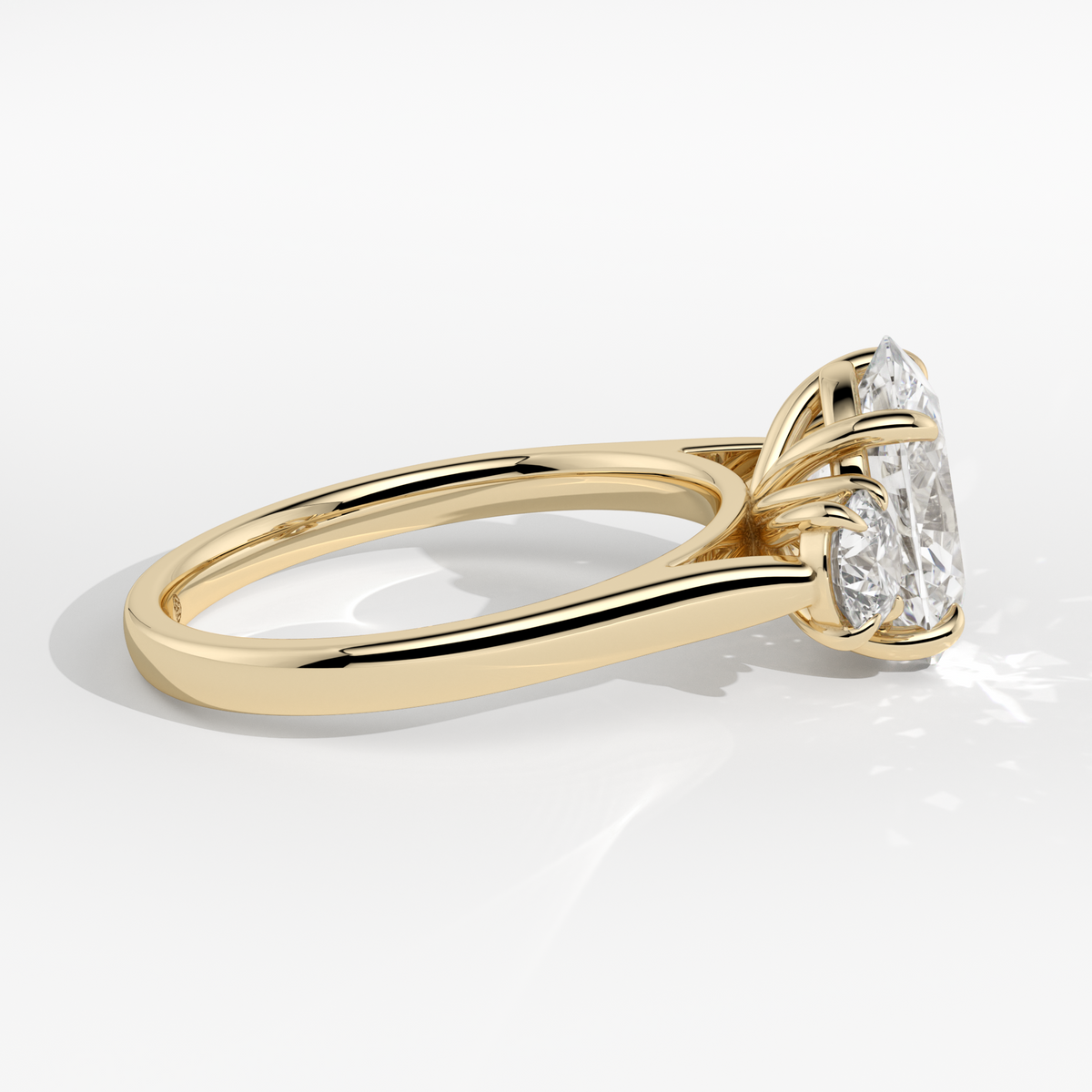 New-Solace Oval 2ct 18YG