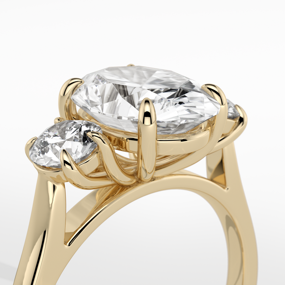 New-Solace Oval 2ct 18YG