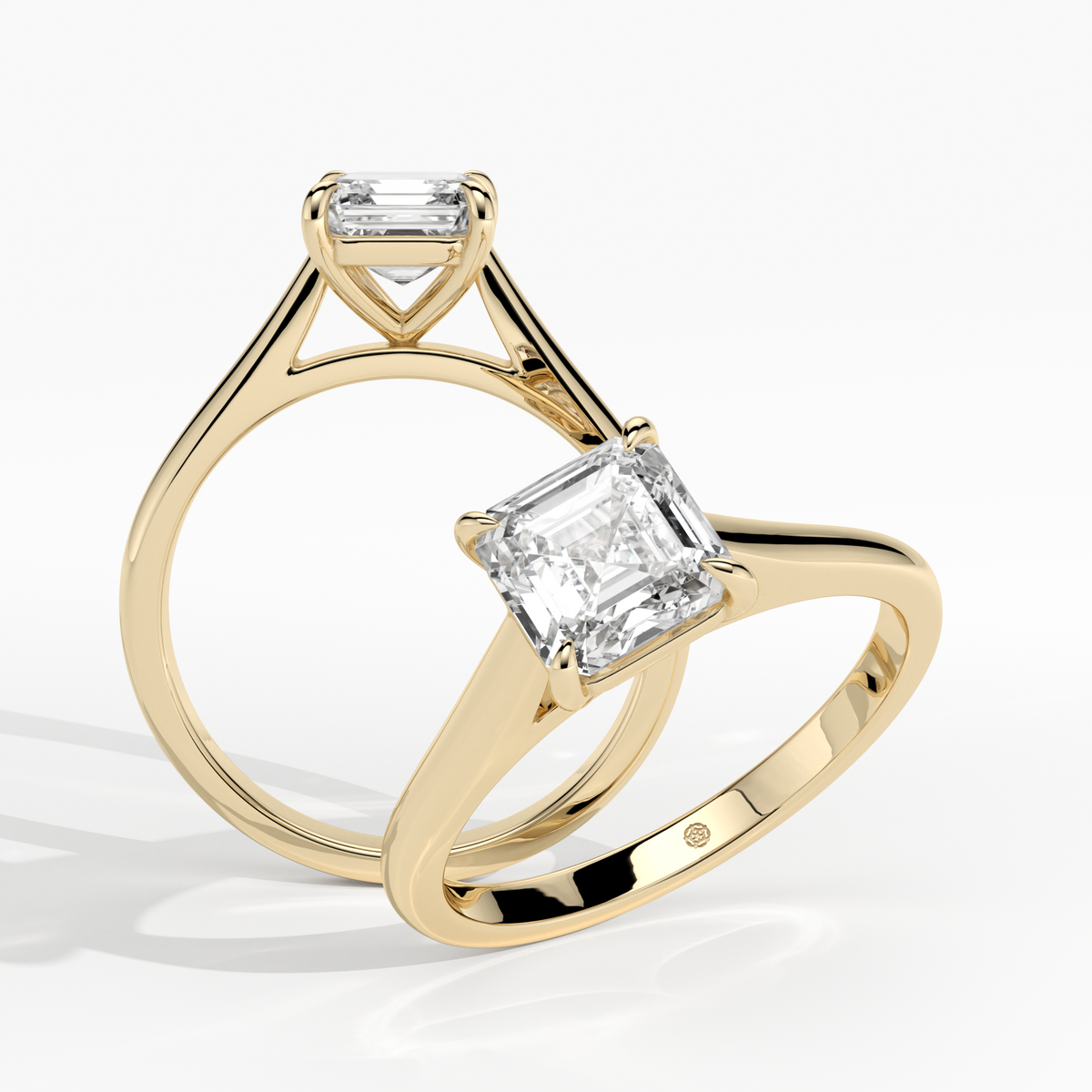 New-Adore Asscher 1ct YG