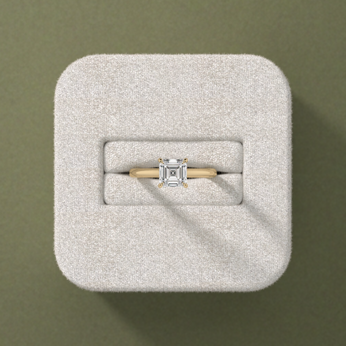 New-Adore Asscher 1ct YG