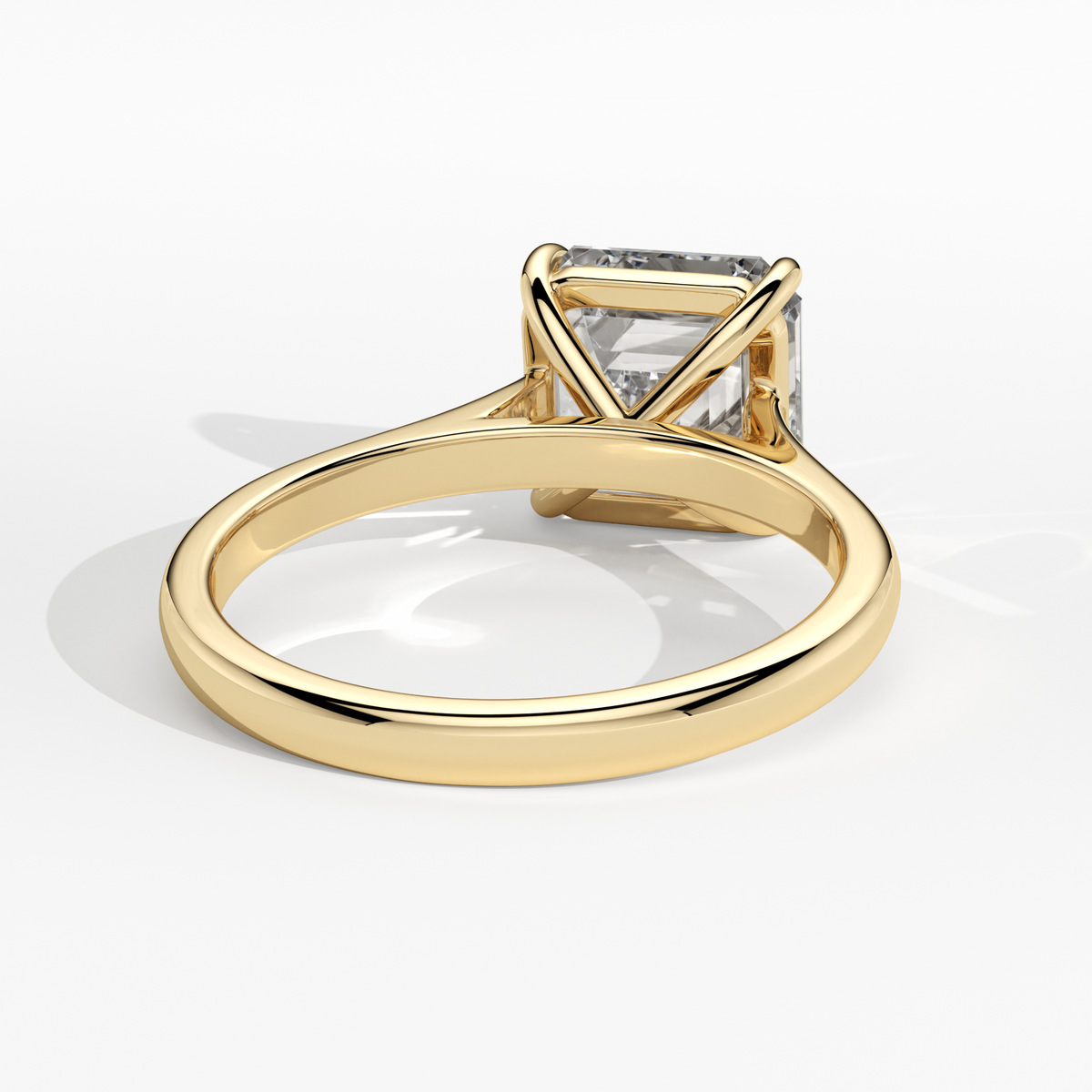 New-Adore Asscher 3ct YG