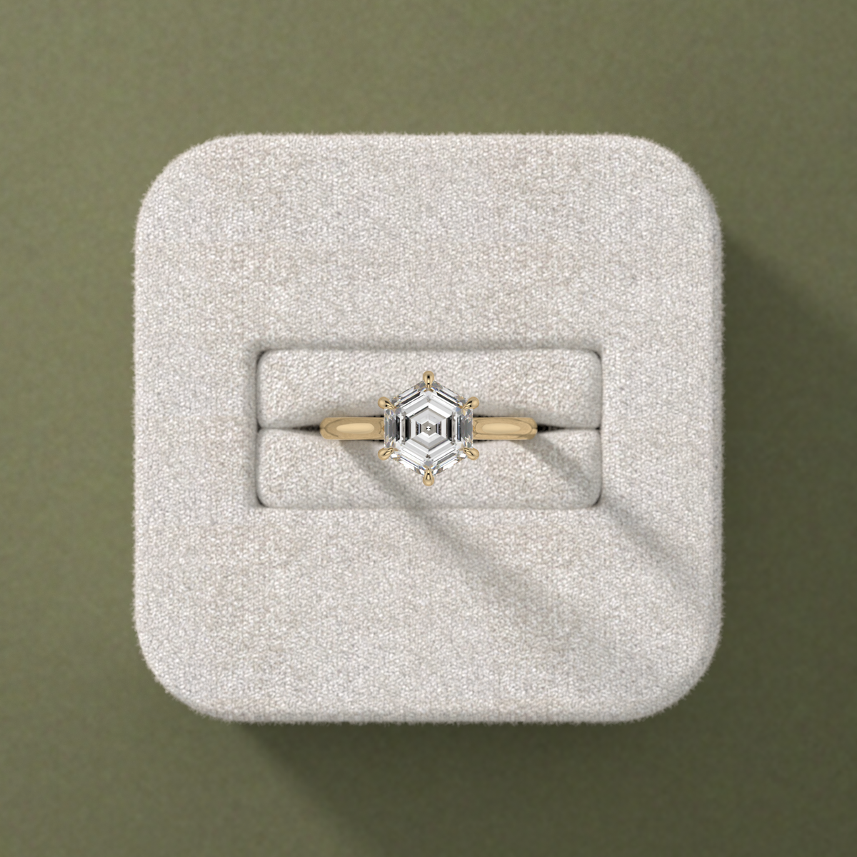 New-Adore Hexagonal 2ct YG