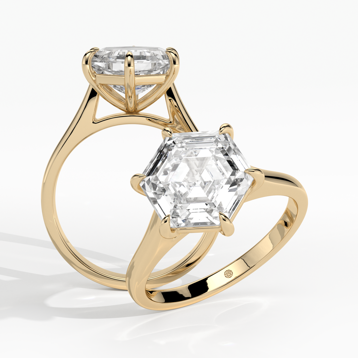 New-Adore Hexagonal 3ct YG
