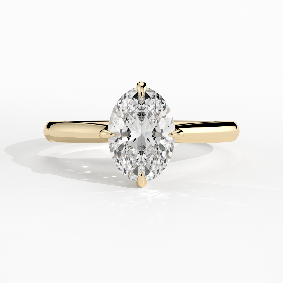 New-Adore Oval 1ct 18YG Compass