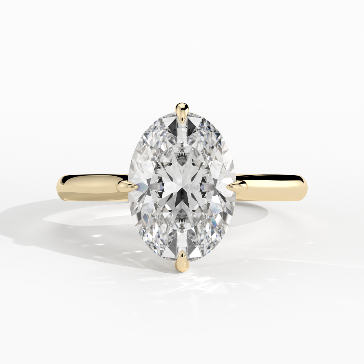 New-Adore Oval 2ct 18YG Compass