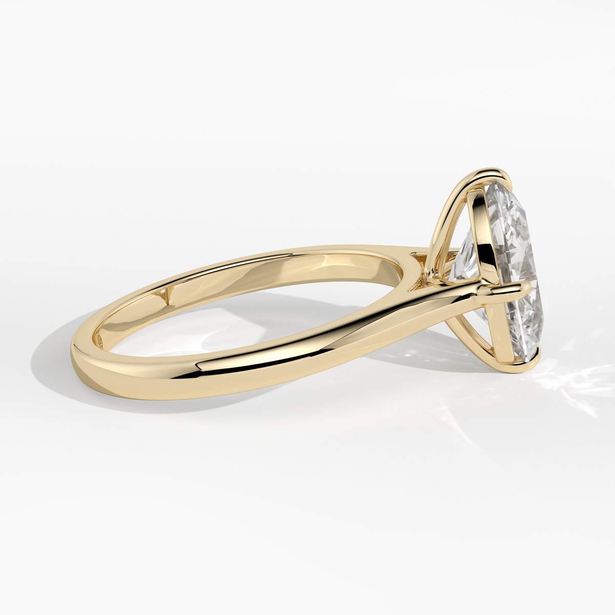 New-Adore Oval 2ct 18YG Compass