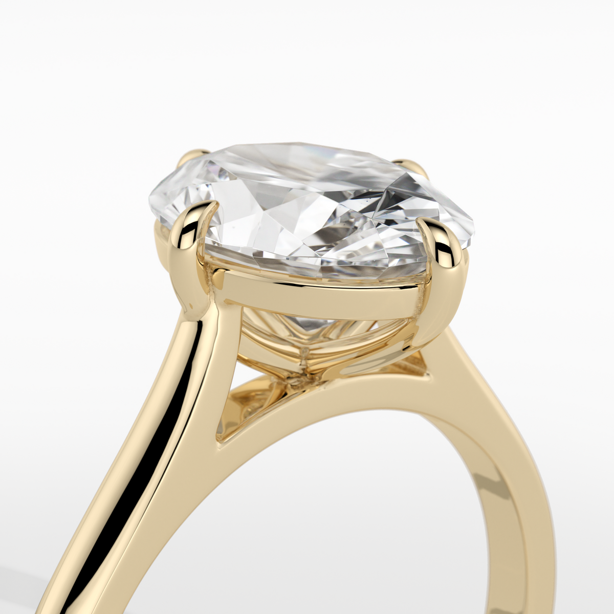 New-Adore Oval 2ct 18YG Compass