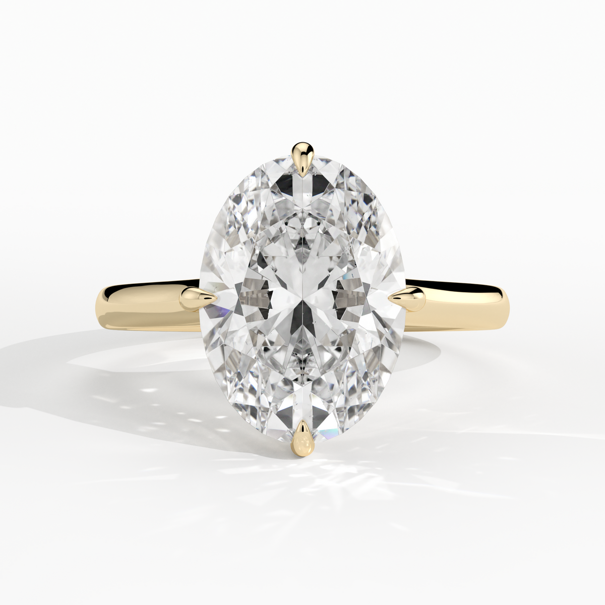 New-Adore Oval 3ct 18YG Compass