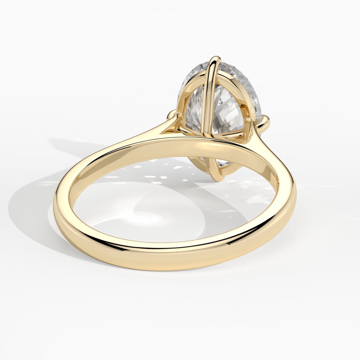 New-Adore Oval 3ct 18YG Compass