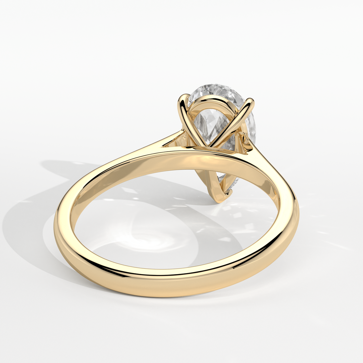 New-Adore Pear 2ct 18YG