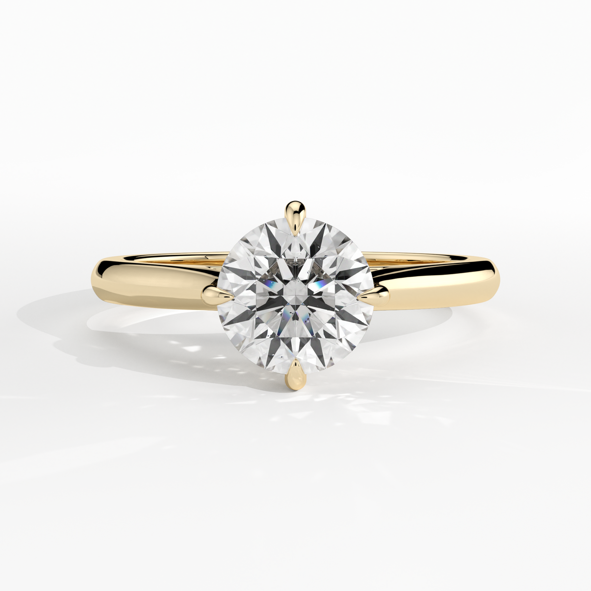 New-Adore Round 1ct 18YG Compass