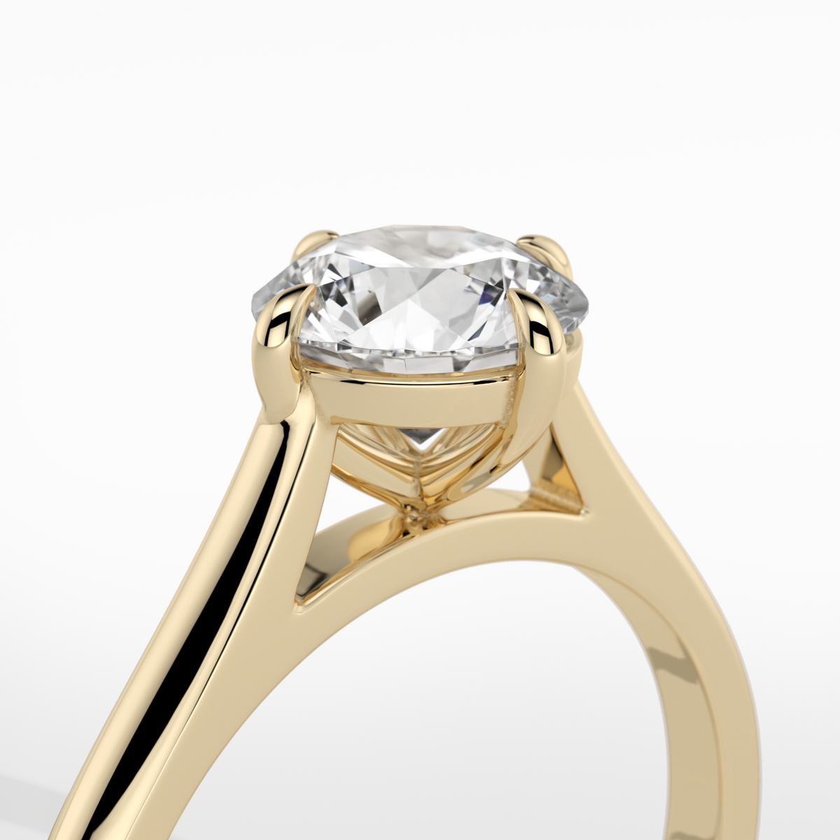 New-Adore Round 1ct 18YG Compass