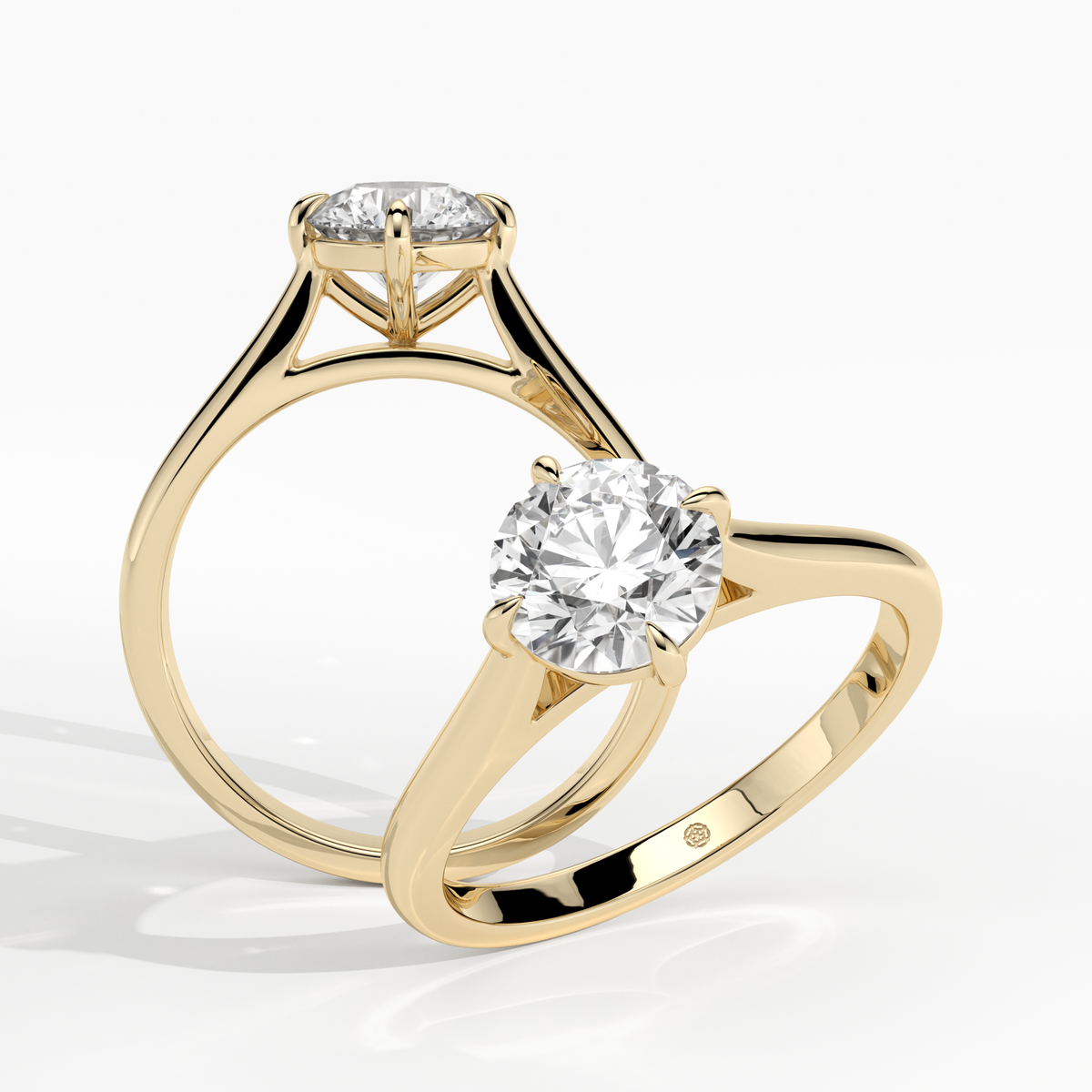 New-Adore Round 1ct 18YG Compass