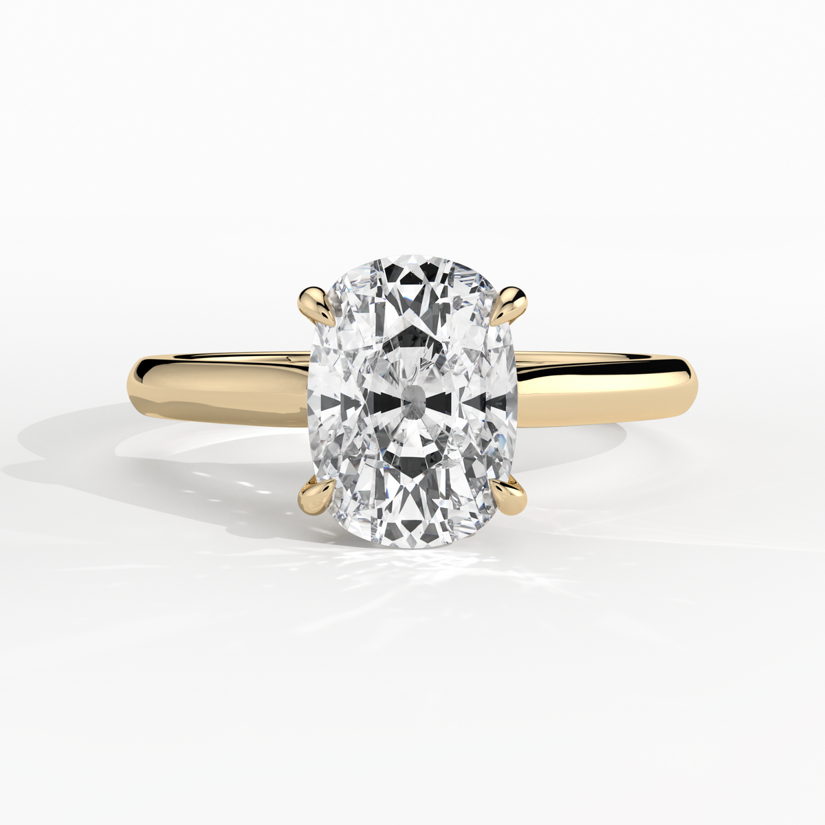New-Adore Cushion 2ct 18YG