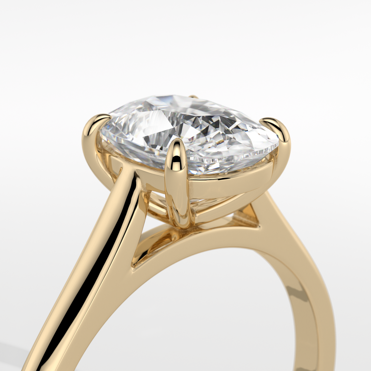 New-Adore Cushion 2ct 18YG