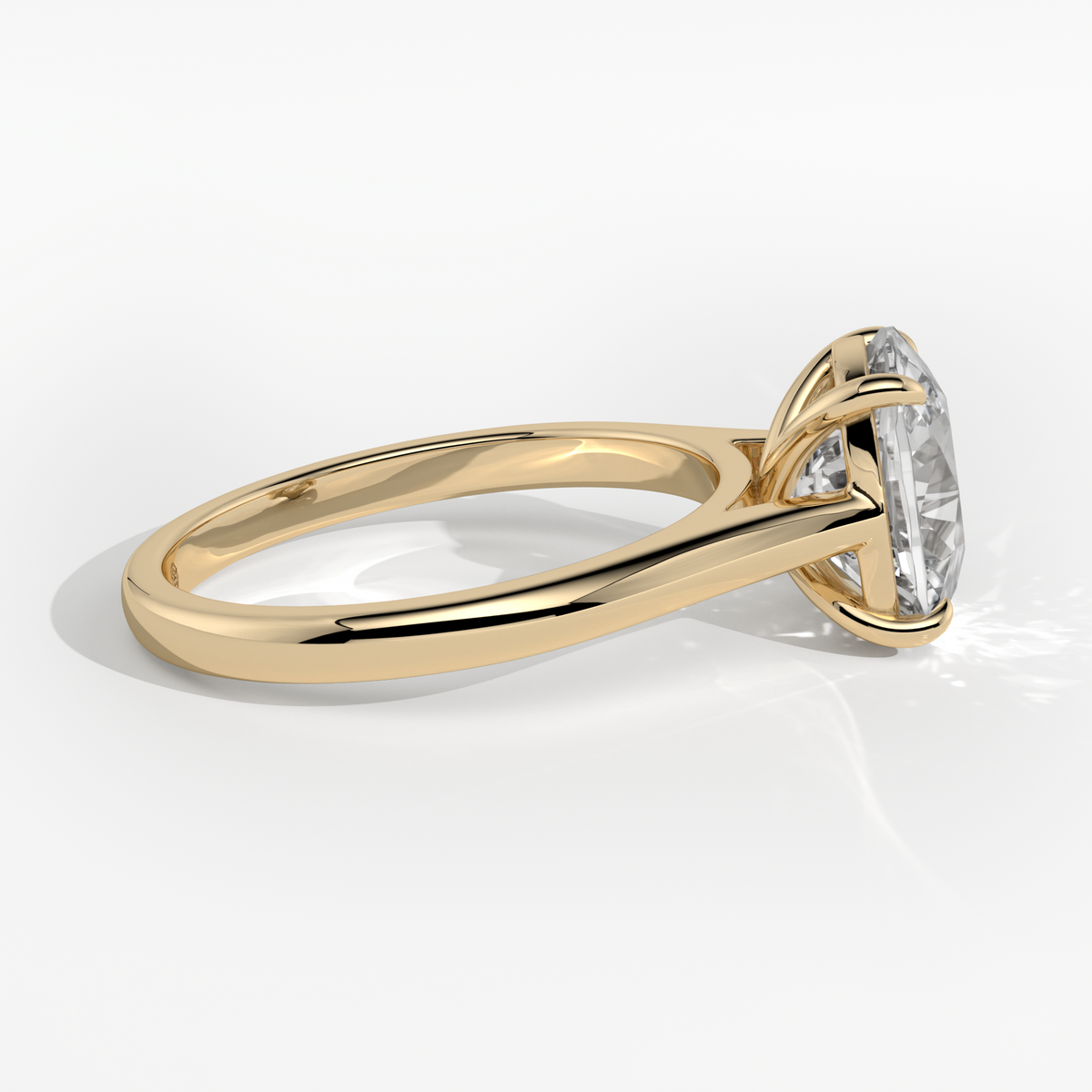 New-Adore Cushion 3ct 18YG