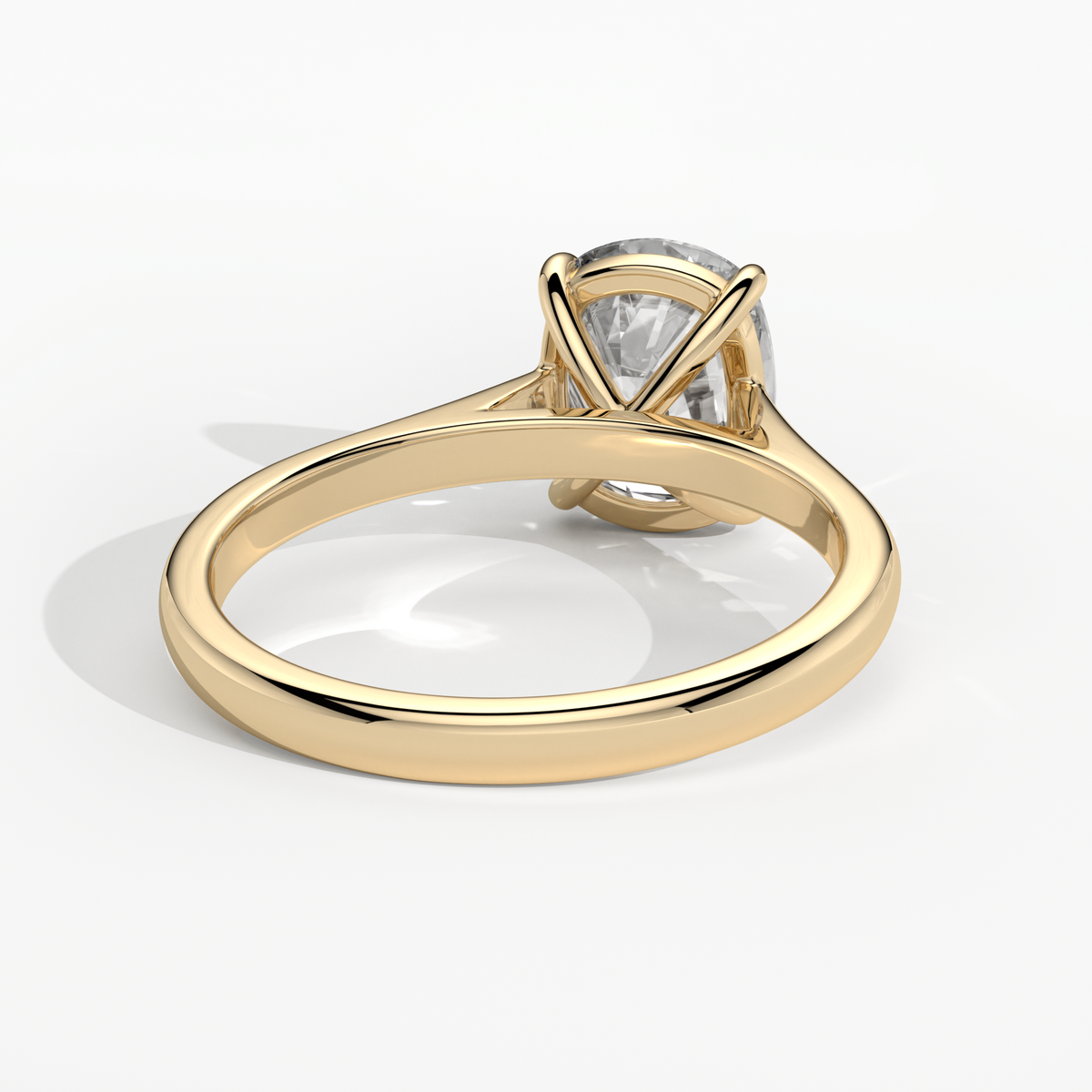 New-Adore Cushion 3ct 18YG