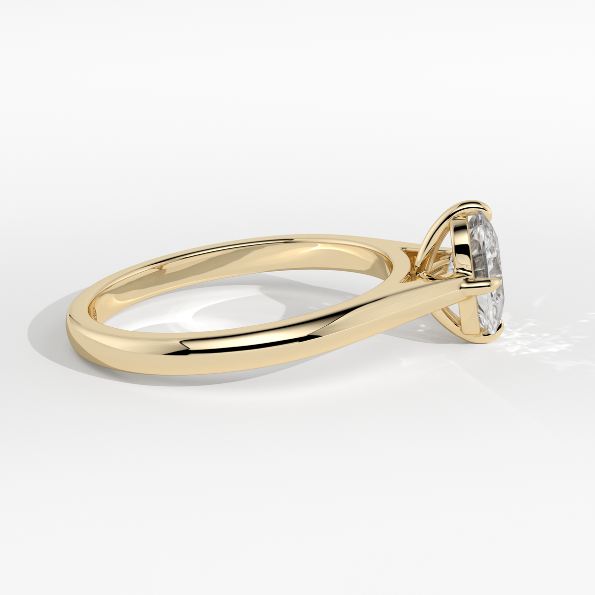 New-Adore Cushion 1ct 18YG Compass
