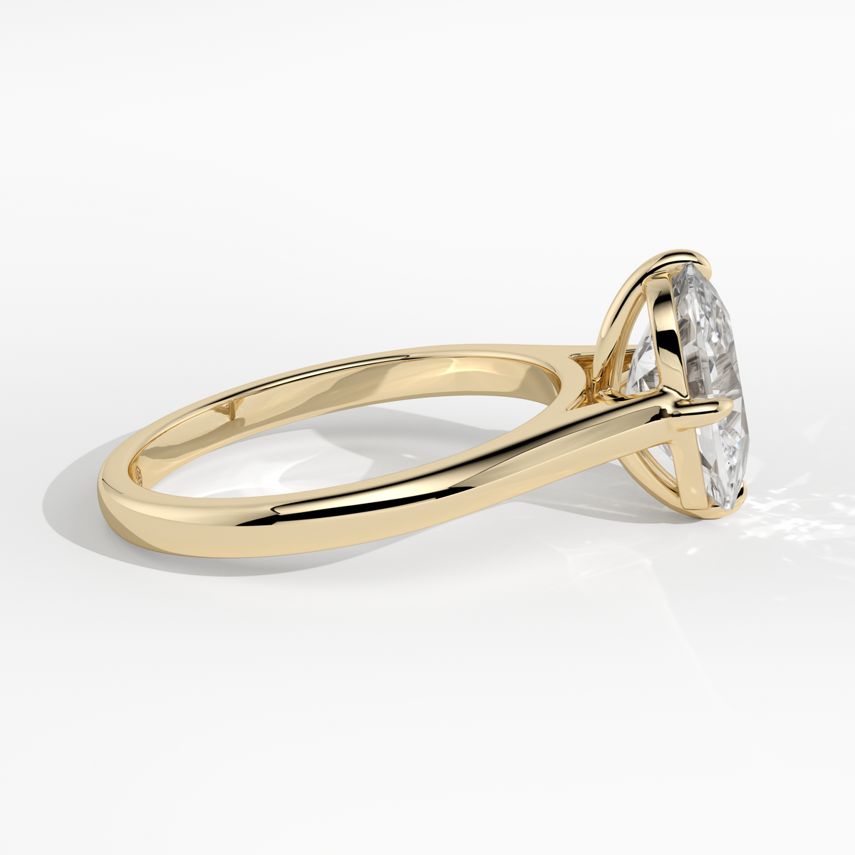 New-Adore Cushion 3ct 18YG Compass