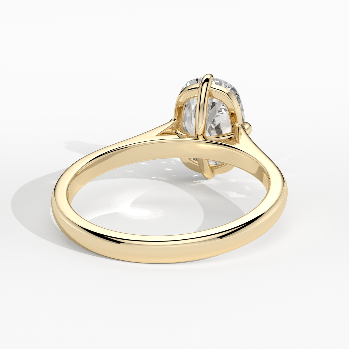 New-Adore Cushion 3ct 18YG Compass
