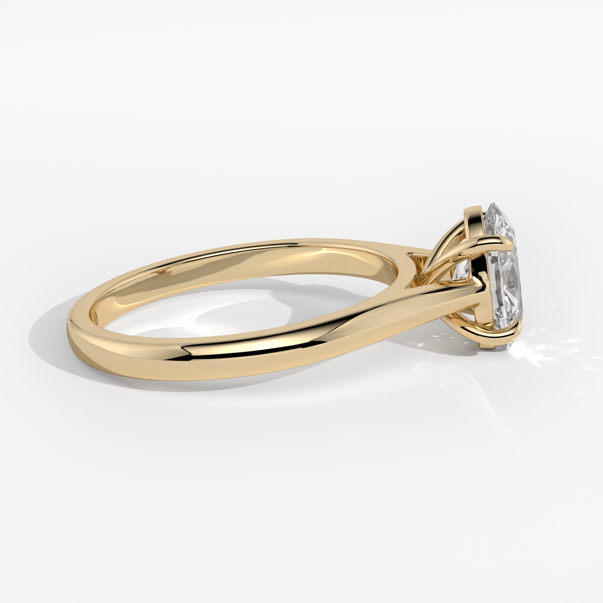 New-Adore Oval 1ct 18YG