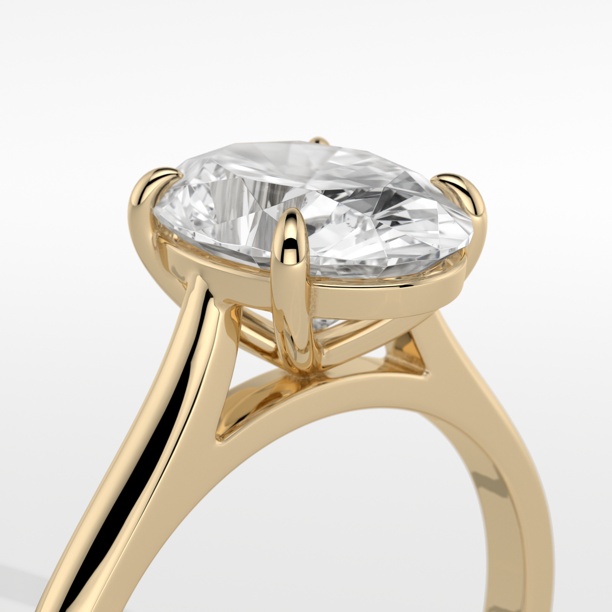 New-Adore Oval 2ct 18YG