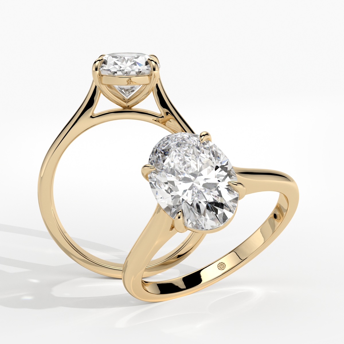 New-Adore Oval 2ct 18YG