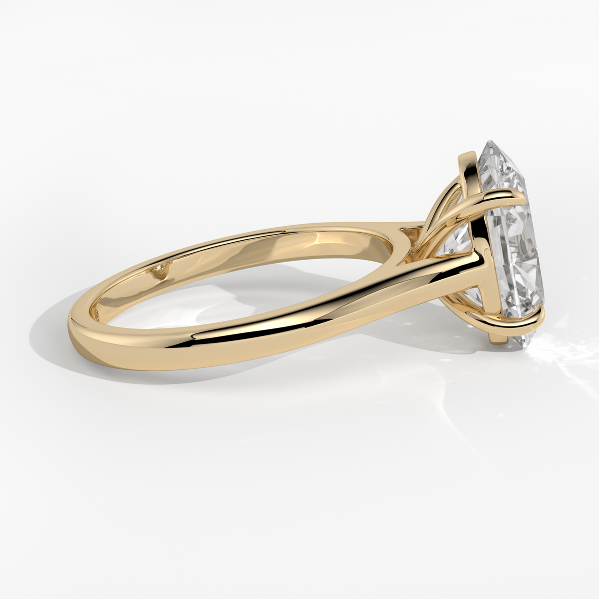 New-Adore Oval 3ct 18YG