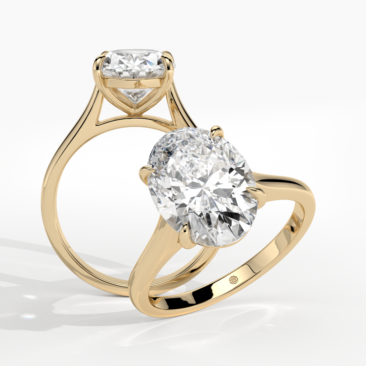 New-Adore Oval 3ct 18YG