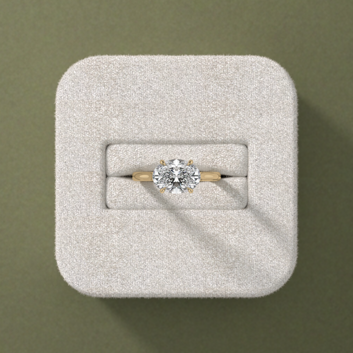 New-Adore Oval 2ct 18YG Landscape