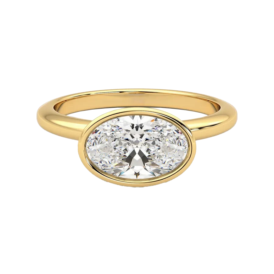 Beluna Oval • 18ct Yellow Gold