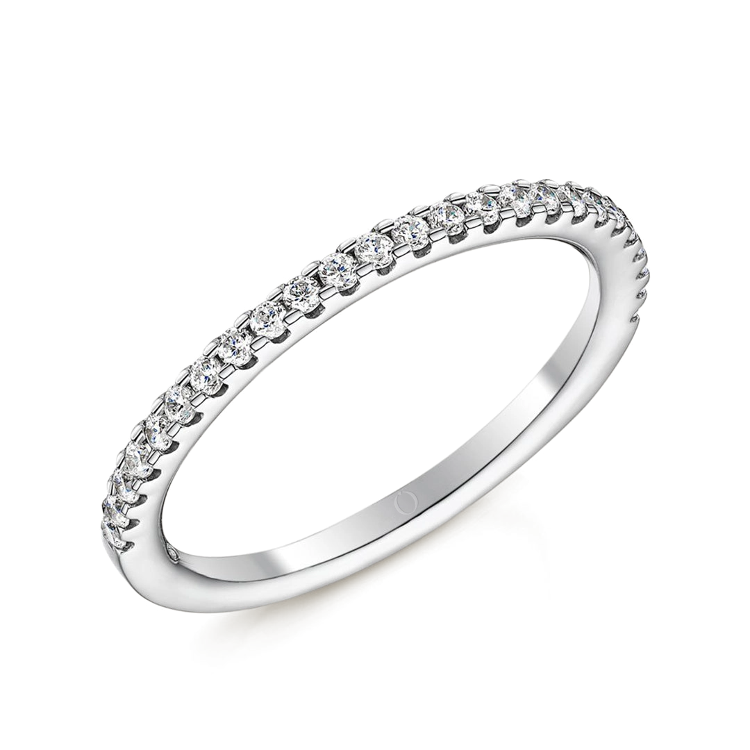 0.25ct Precision Half Set Diamond Ring