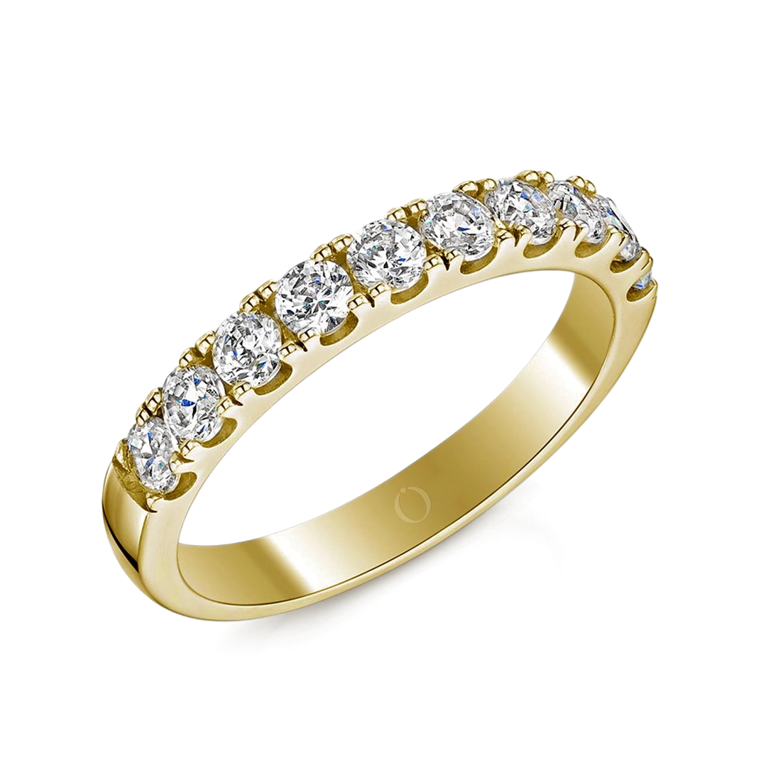 0.75ct Precision Half Set Diamond Ring